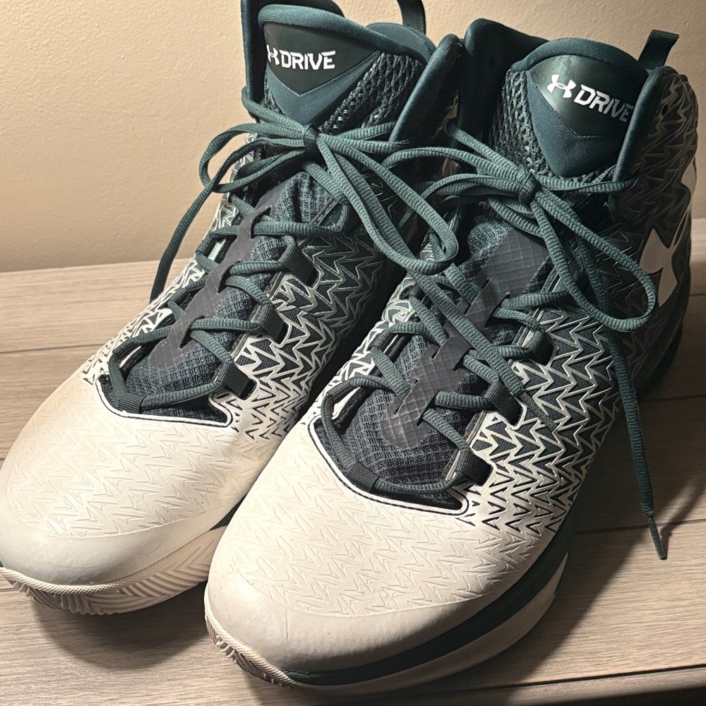 Under Armour Drive Sneakers in Green and White